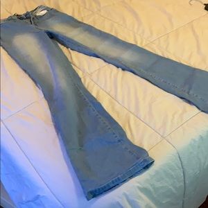 Light stone wash fashion nova jeans